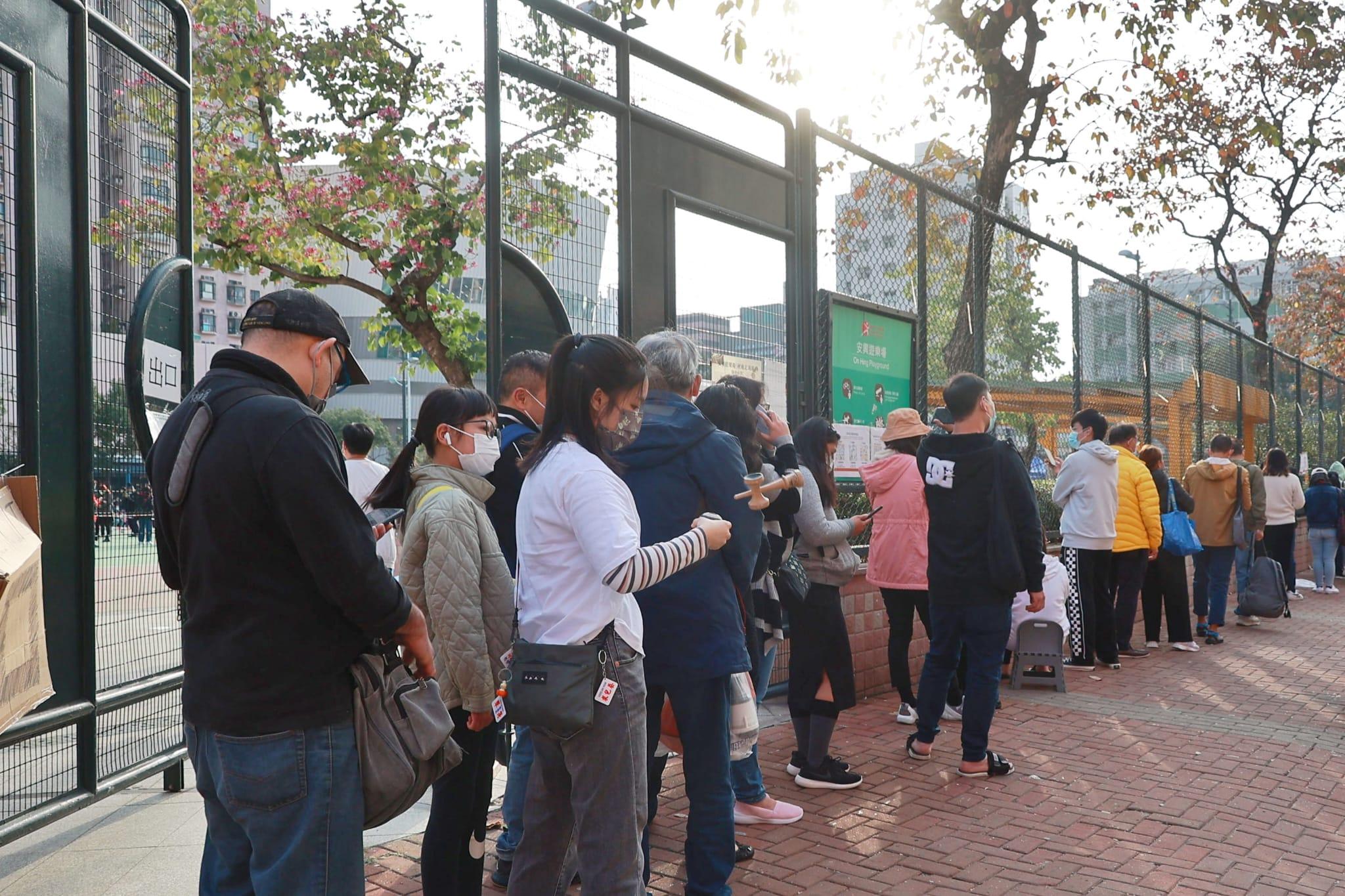 新冠肺炎, 檢測站, 採樣站, 元朗