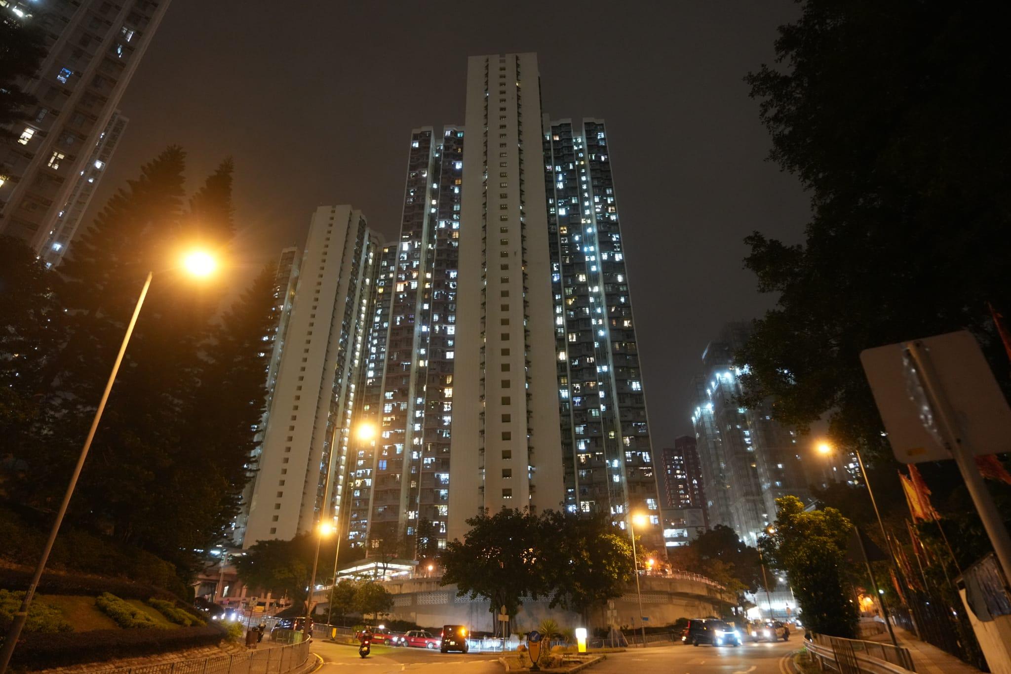 藍田啟田邨啟仁樓。(陳奕釗攝)