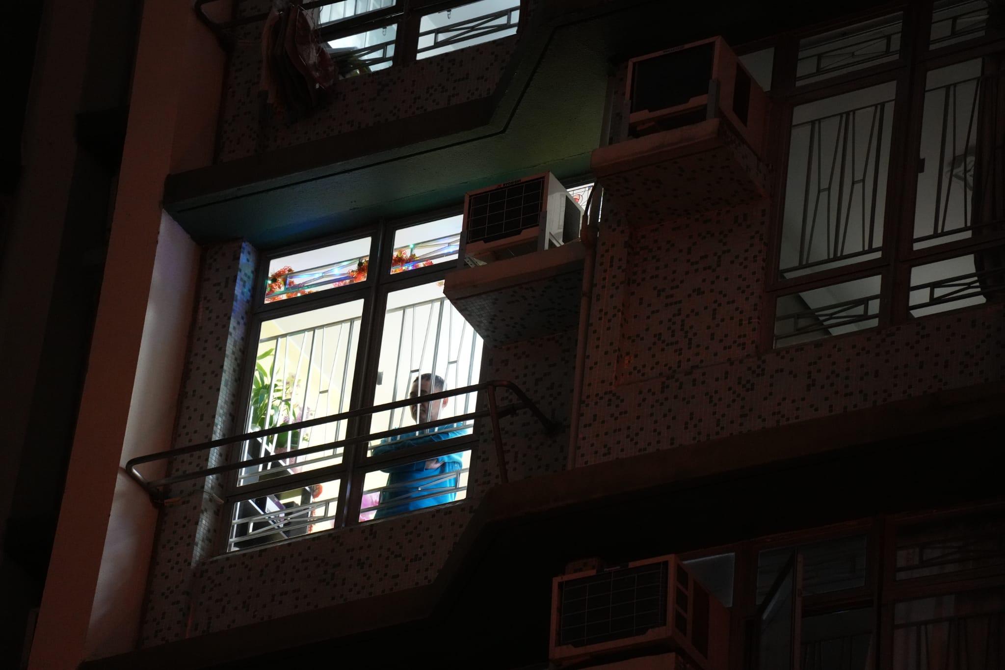 藍田啟田邨啟仁樓。(陳奕釗攝)