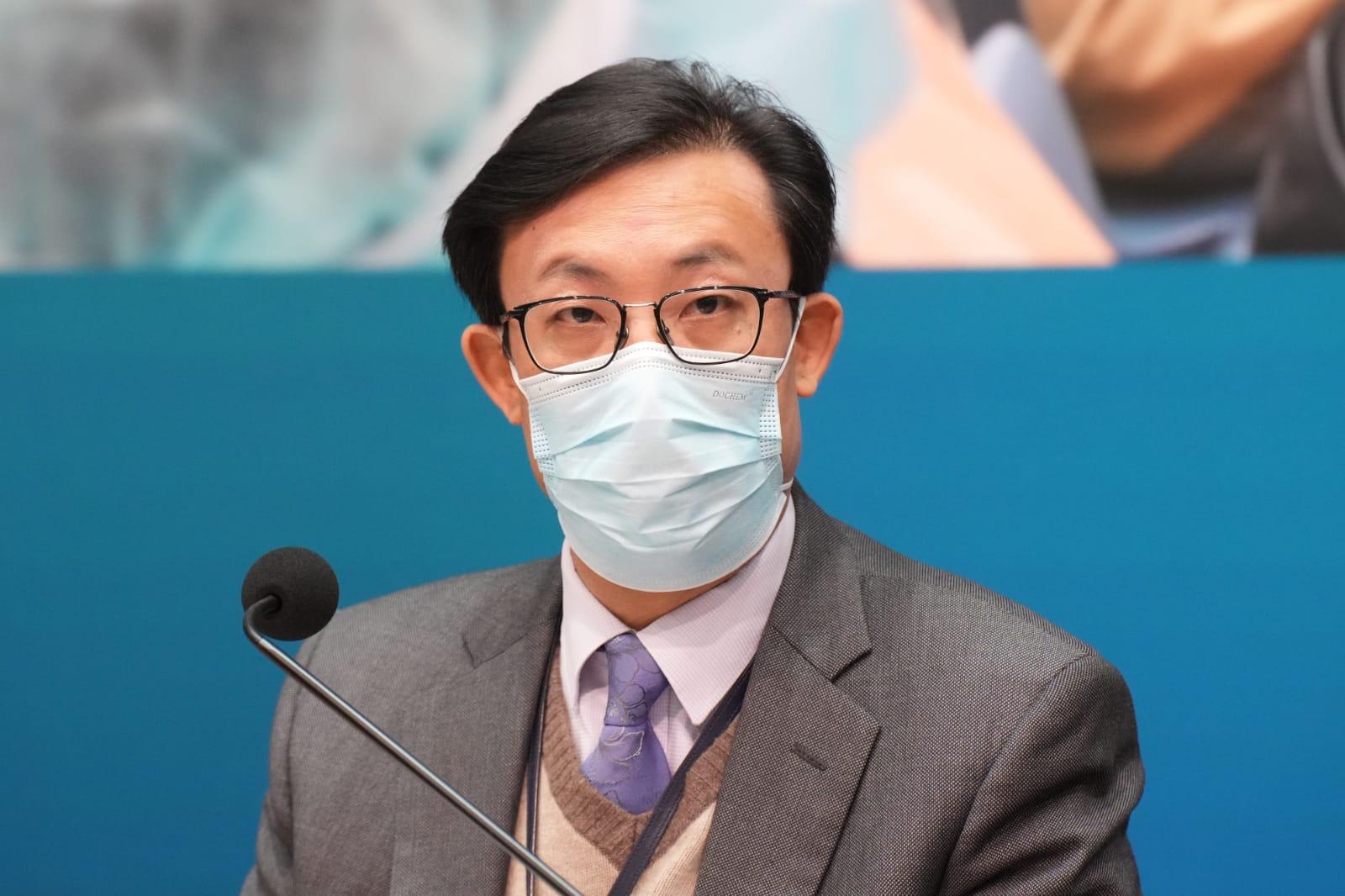 醫管局總行政經理(綜合臨床服務)李立業。(陳奕釗攝)