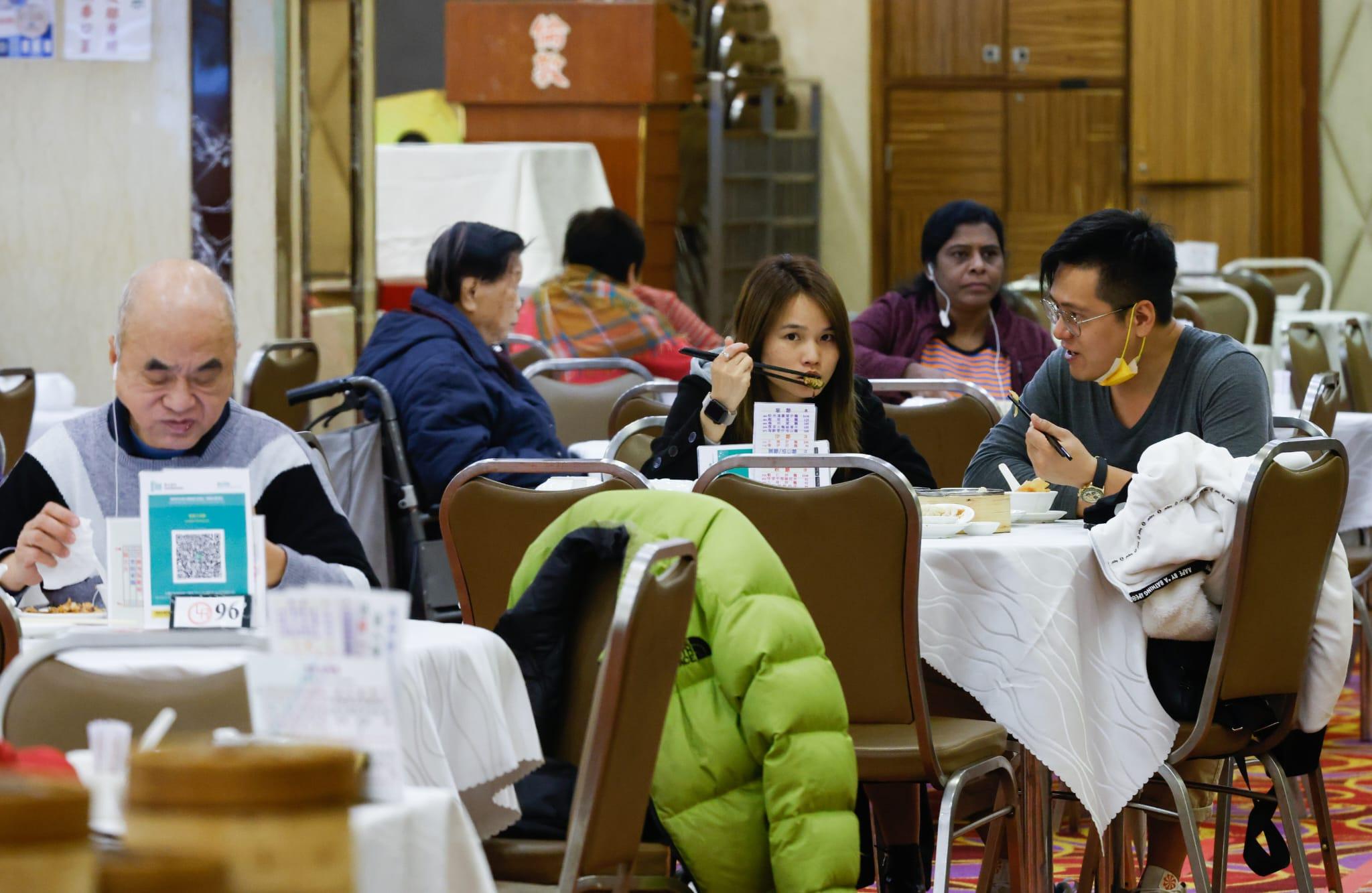 D類食肆今起推「疫苗通行證」。(蘇文傑攝)