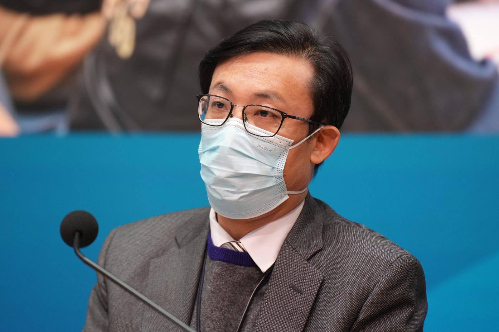 醫管局總行政經理(綜合臨床服務)李立業。(陳奕釗攝)