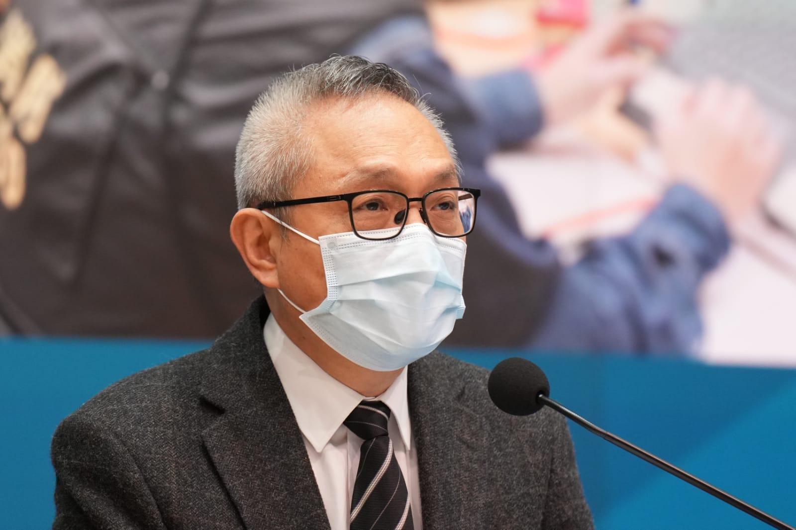 食物及衛生局副局長徐德義。(陳奕釗攝)