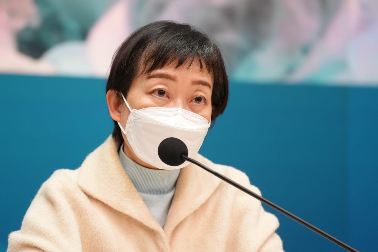 衛生防護中心傳染病處主任張竹君。(陳奕釗攝)