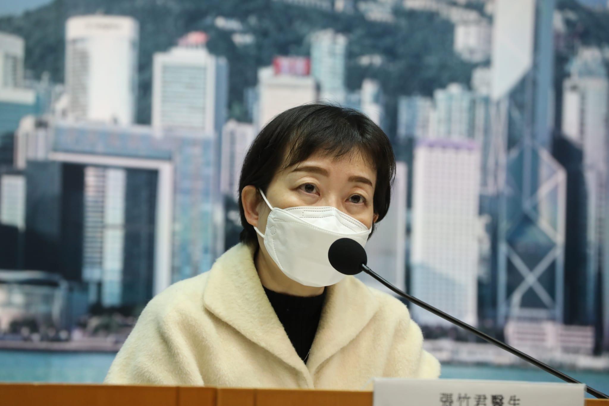 衛生防護中心傳染病處主任張竹君。