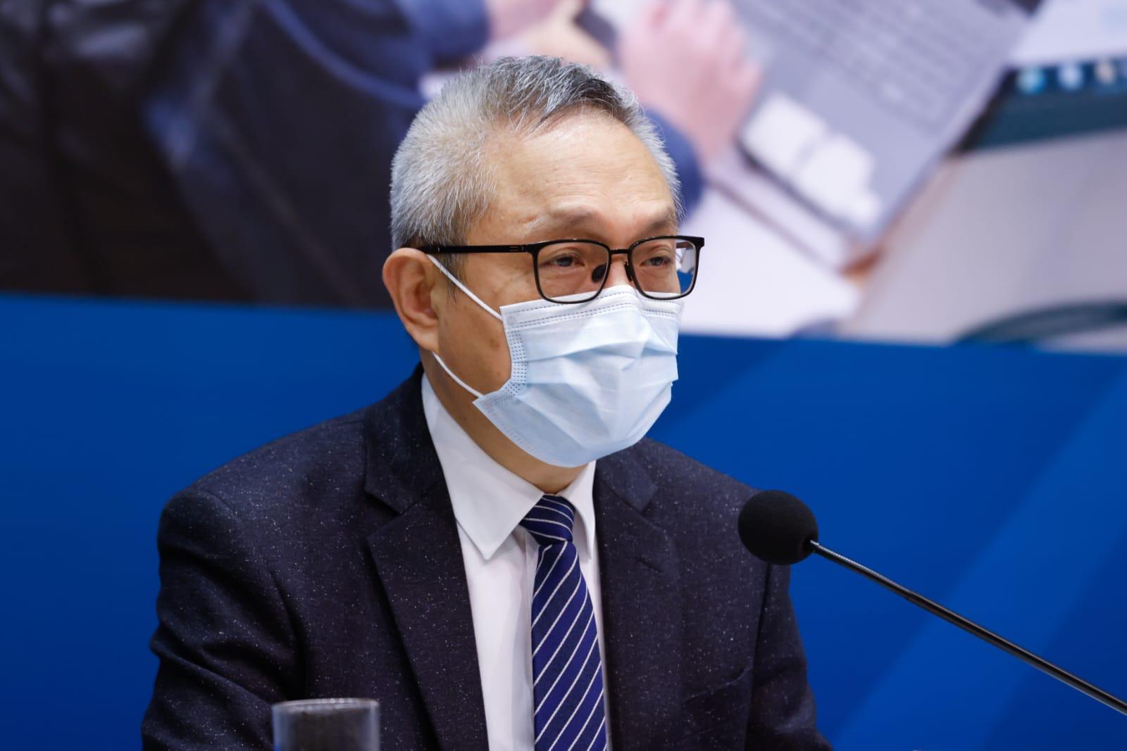 食物及衛生局副局長徐德義。(蘇文傑攝)