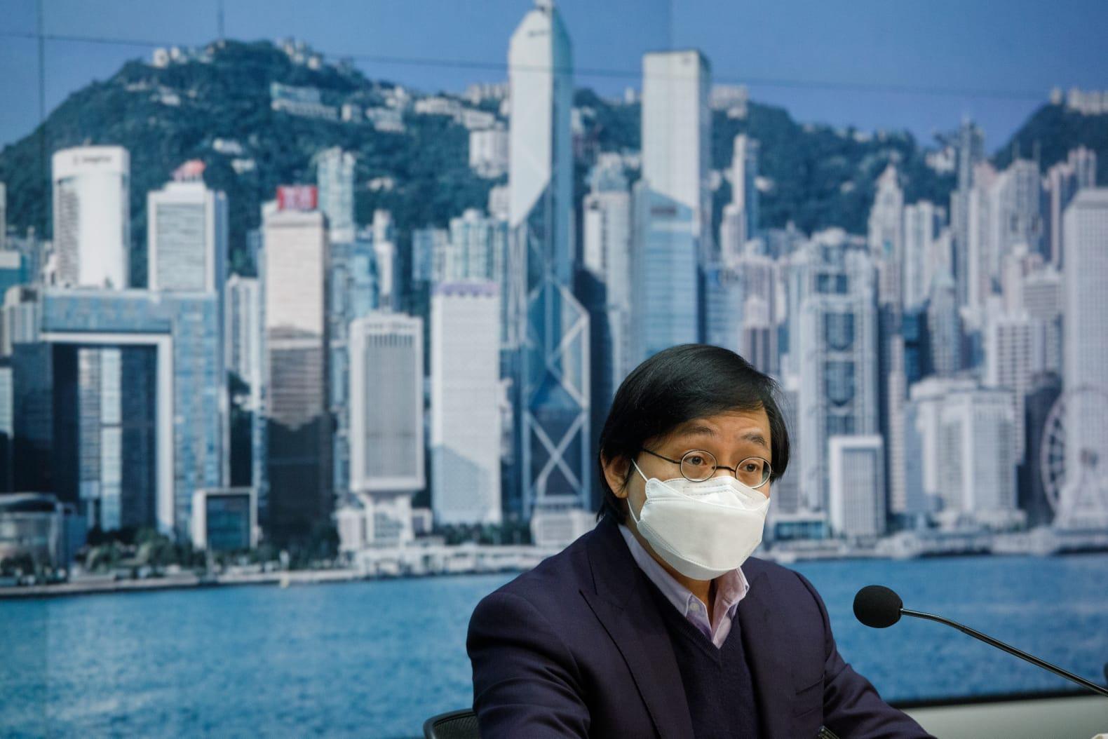 衛生防護中心傳染病處首席醫生歐家榮。(蘇文傑攝)