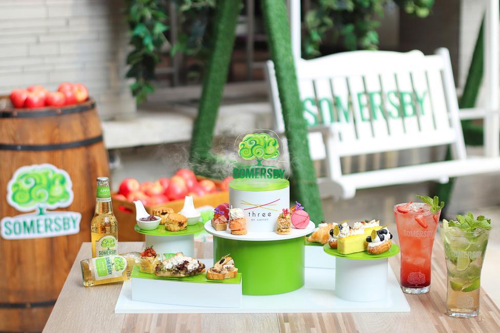港威酒店 Three on Canton X Somersby 甜「SOM」蘋果庭園下午茶