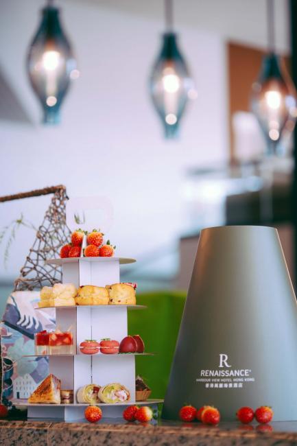 香港萬麗海景酒店 MIRAGE韓國士多啤梨下午茶