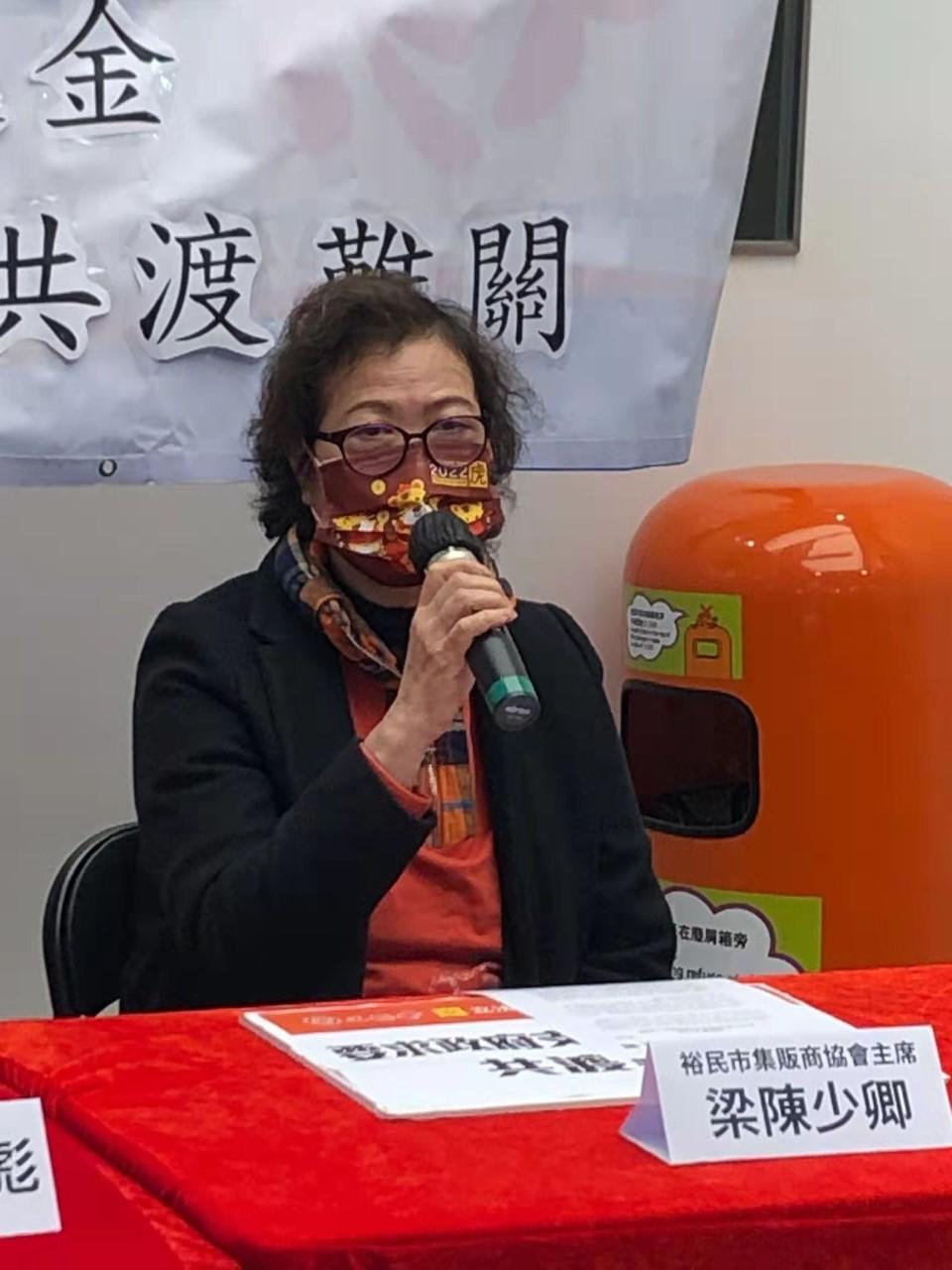 梁陳少卿希望政府第六輪「防疫抗疫基金」,能提供不少於5,000元的現金援助。