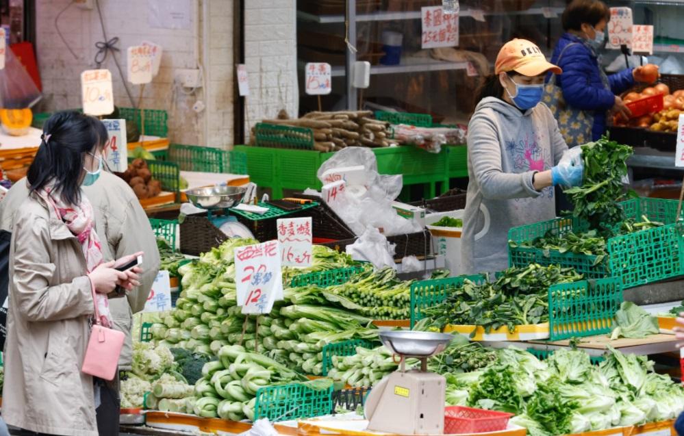 菜價急升。 (蘇文傑攝)