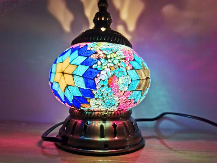 土耳其風馬賽克座枱小燈 - 矮燈