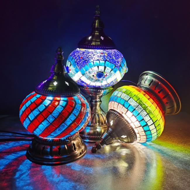 土耳其風馬賽克座枱小燈