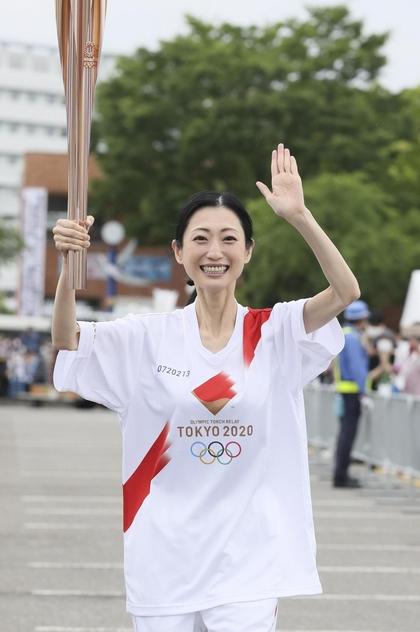 壇蜜去年傳奧運聖火已顯得激瘦。