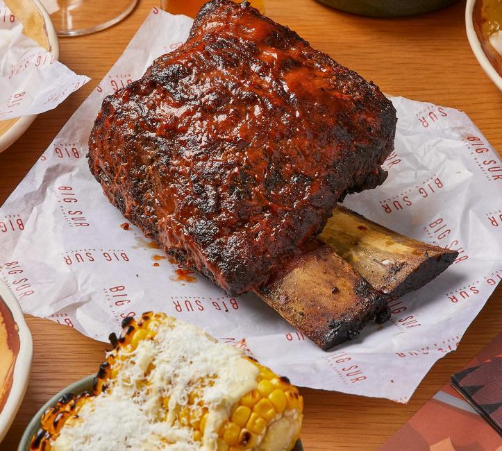 山核桃慢煮BBQ豬肋骨