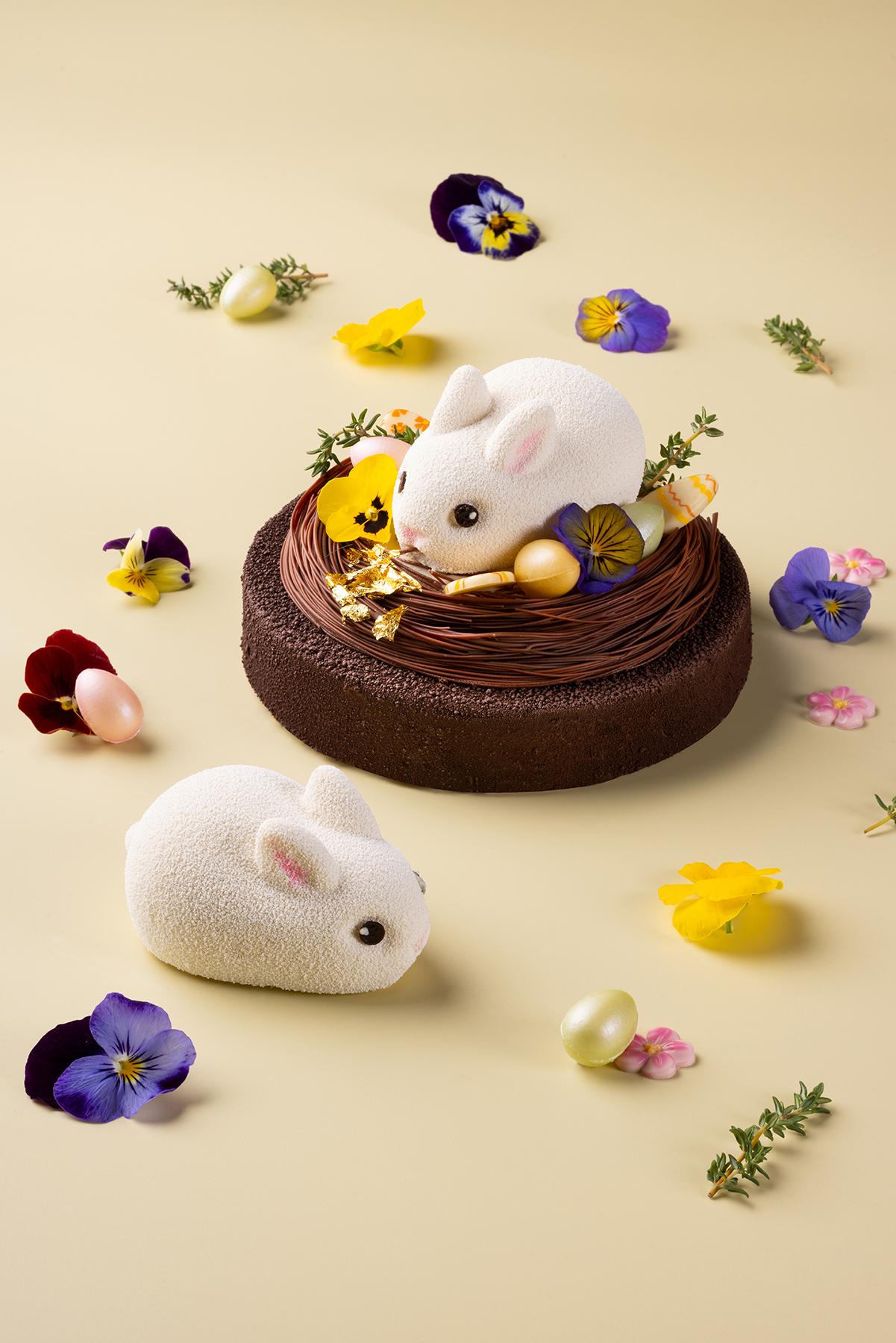 復活小兔蛋糕 (芒果朱古力慕絲蛋糕)