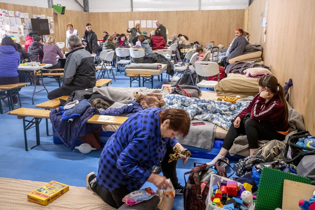 挪威的烏難民。(AP)