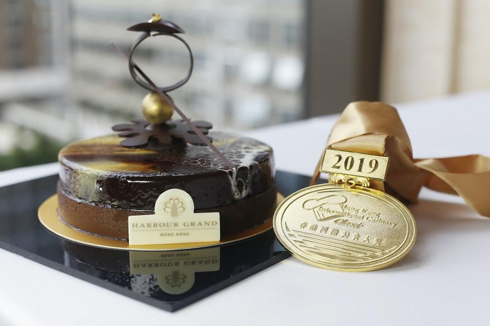 焙茶柚子朱古力慕絲蛋糕