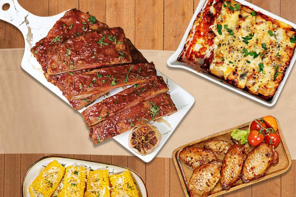 燒烤醬慢煮豬肋骨西餐到會套餐 (2-4人)