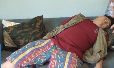 「瞓覺擔當」的肥仔搶先表示要瞓覺抗疫。