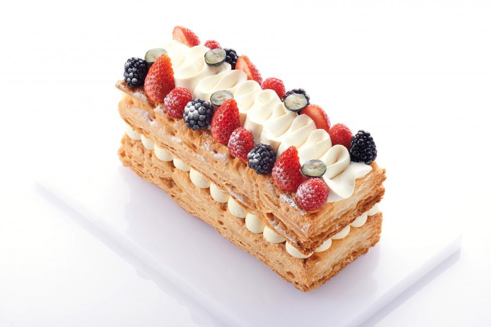 馬達加斯加雲呢拿及鮮莓法式千層酥