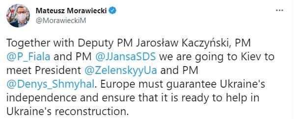 波蘭總理(Twitter)