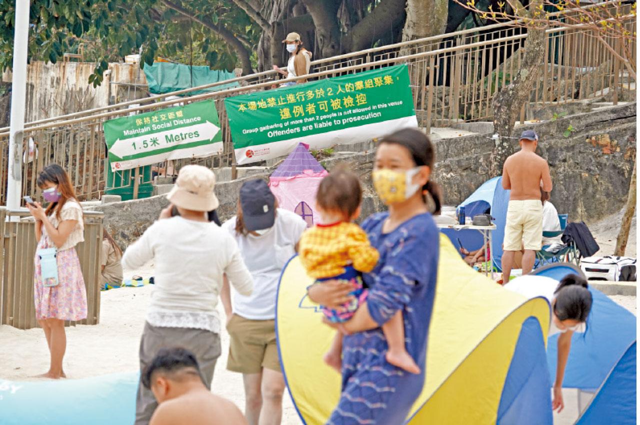 追加呈報18.4萬宗 第五波確診逼百萬 今封沙灘減人流