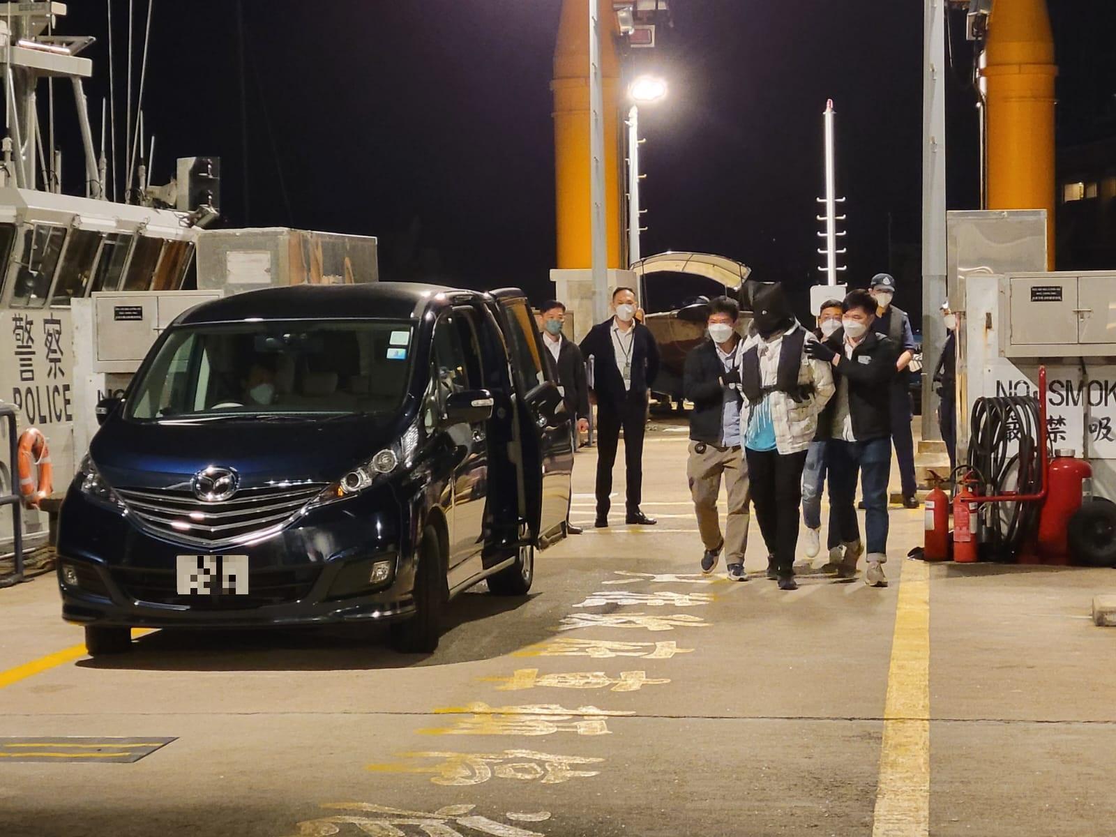 警方拘捕涉案疑兇。(政府新聞處圖)