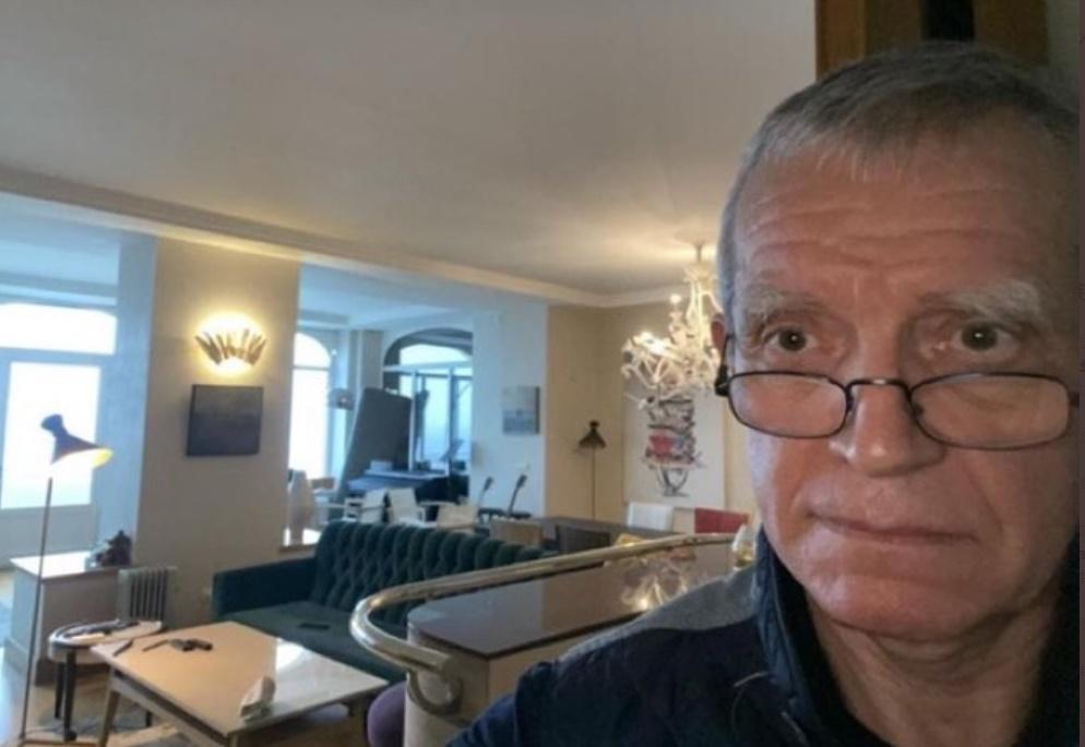 以色列傳媒《Kan News》的記者Amichai Stein亦在社交平台上載Pierre Afner在別墅內的照片。(Twitter)