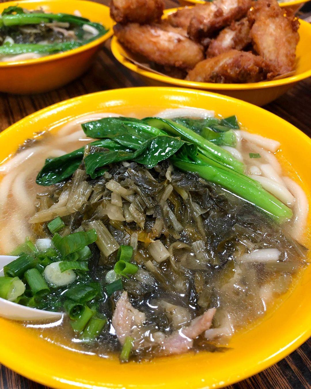 湯麵方面,用上傳統上海幼麵,再配上榨菜肉絲,風味十足。 (相片來源:instagram:hohohowong)