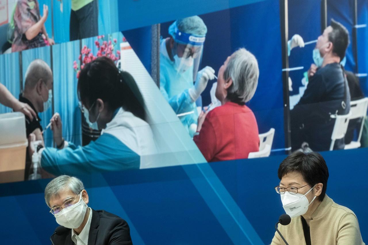 每日抗疫記者會。