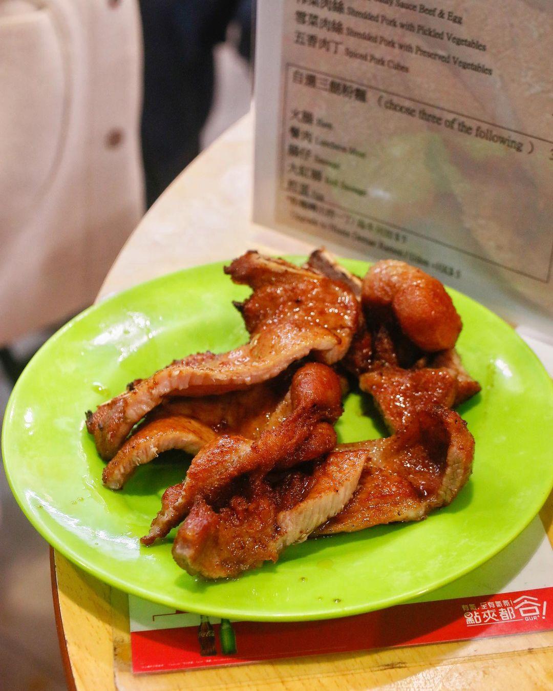 華香園的豬扒肉汁豐富(相片來源:instagram:foodictionaryhk)