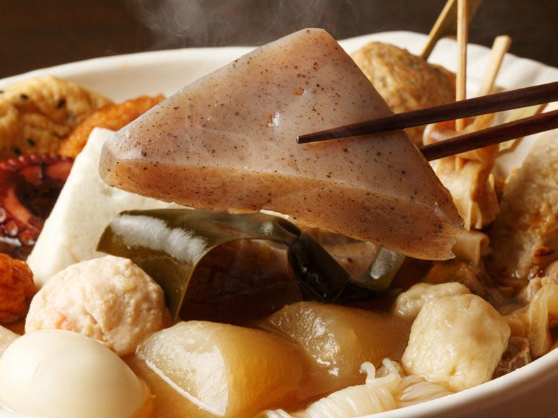 在香濃的關東煮中,也經常出現蒟蒻的蹤影。(網絡圖片)