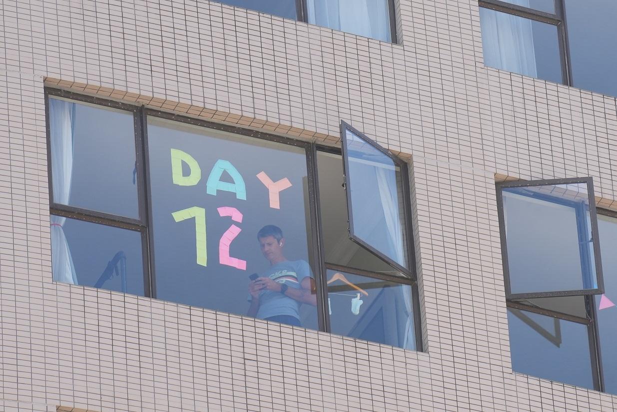 灣仔帝盛酒店現時為檢疫酒店。(資料圖片/陳奕釗攝)