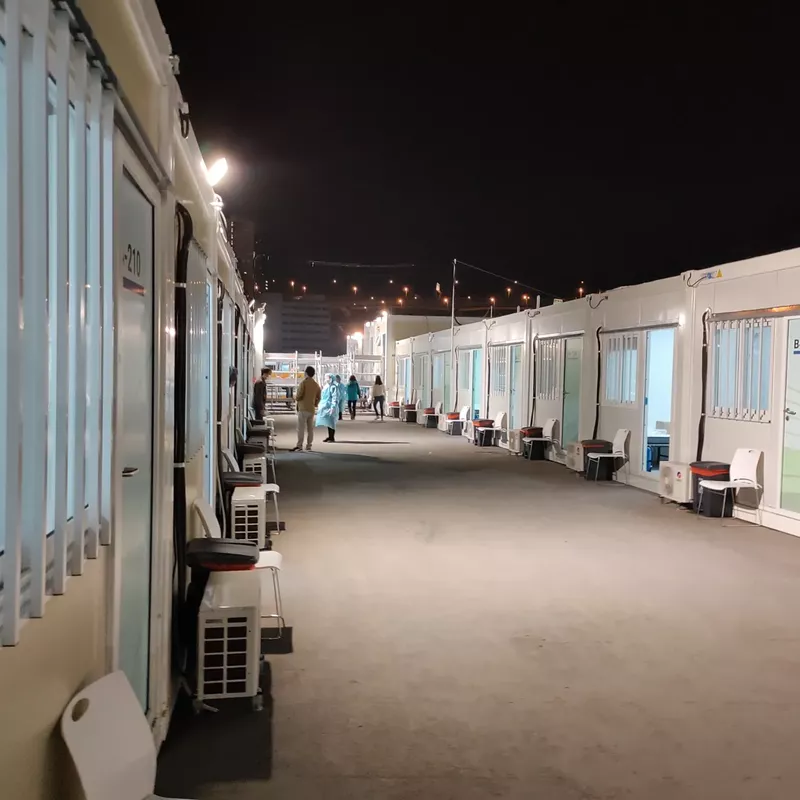 網民分享青衣方艙醫院環境