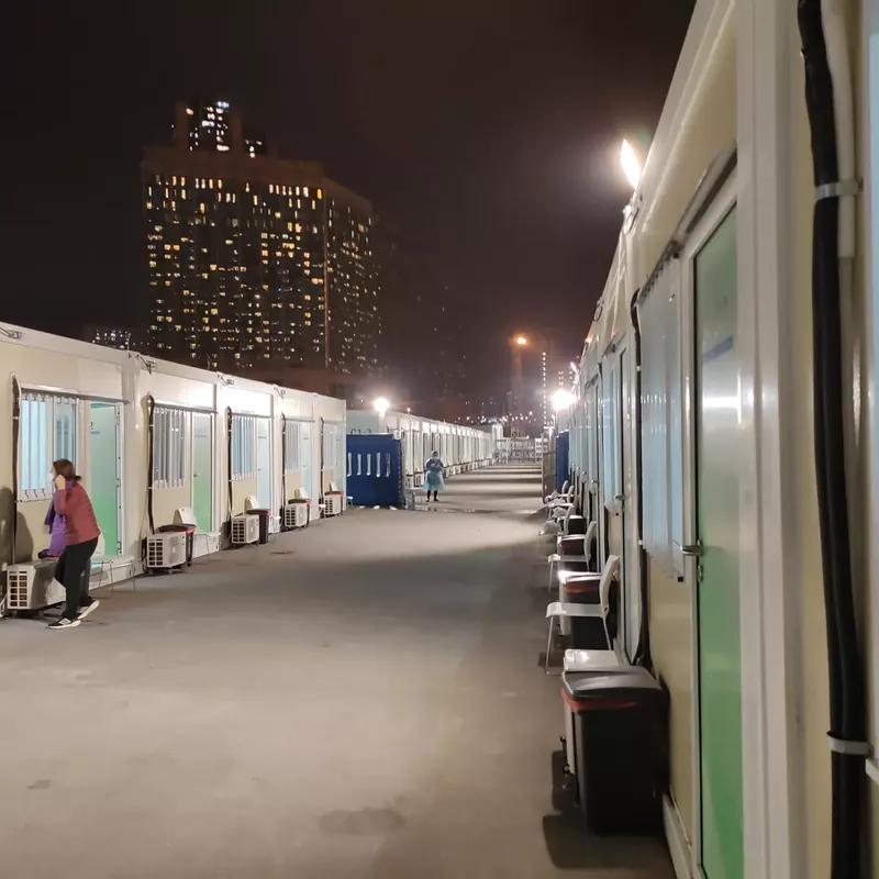 網民分享青衣方艙醫院環境