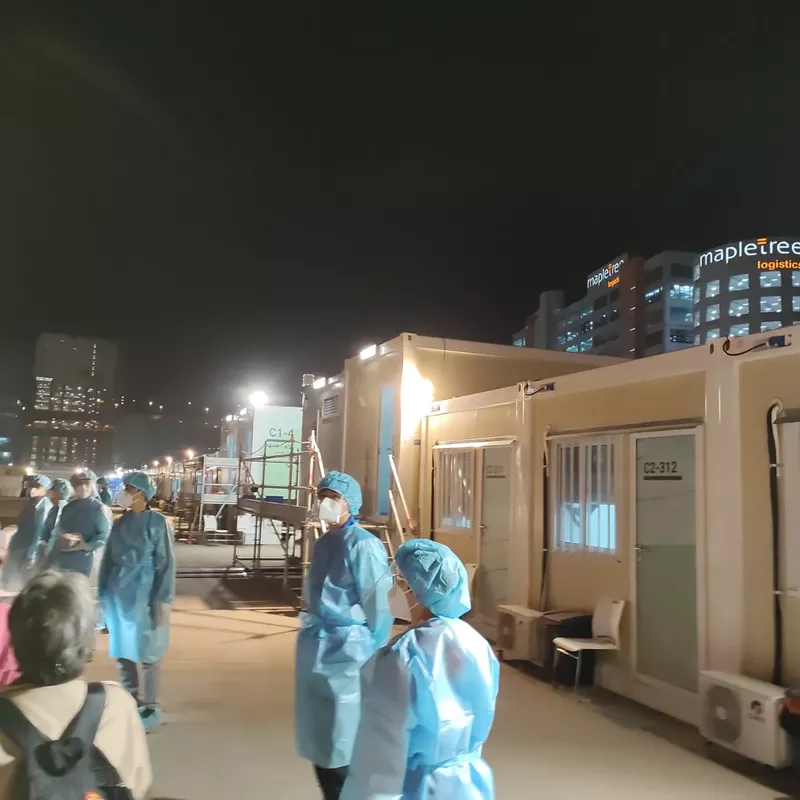 網民分享青衣方艙醫院環境