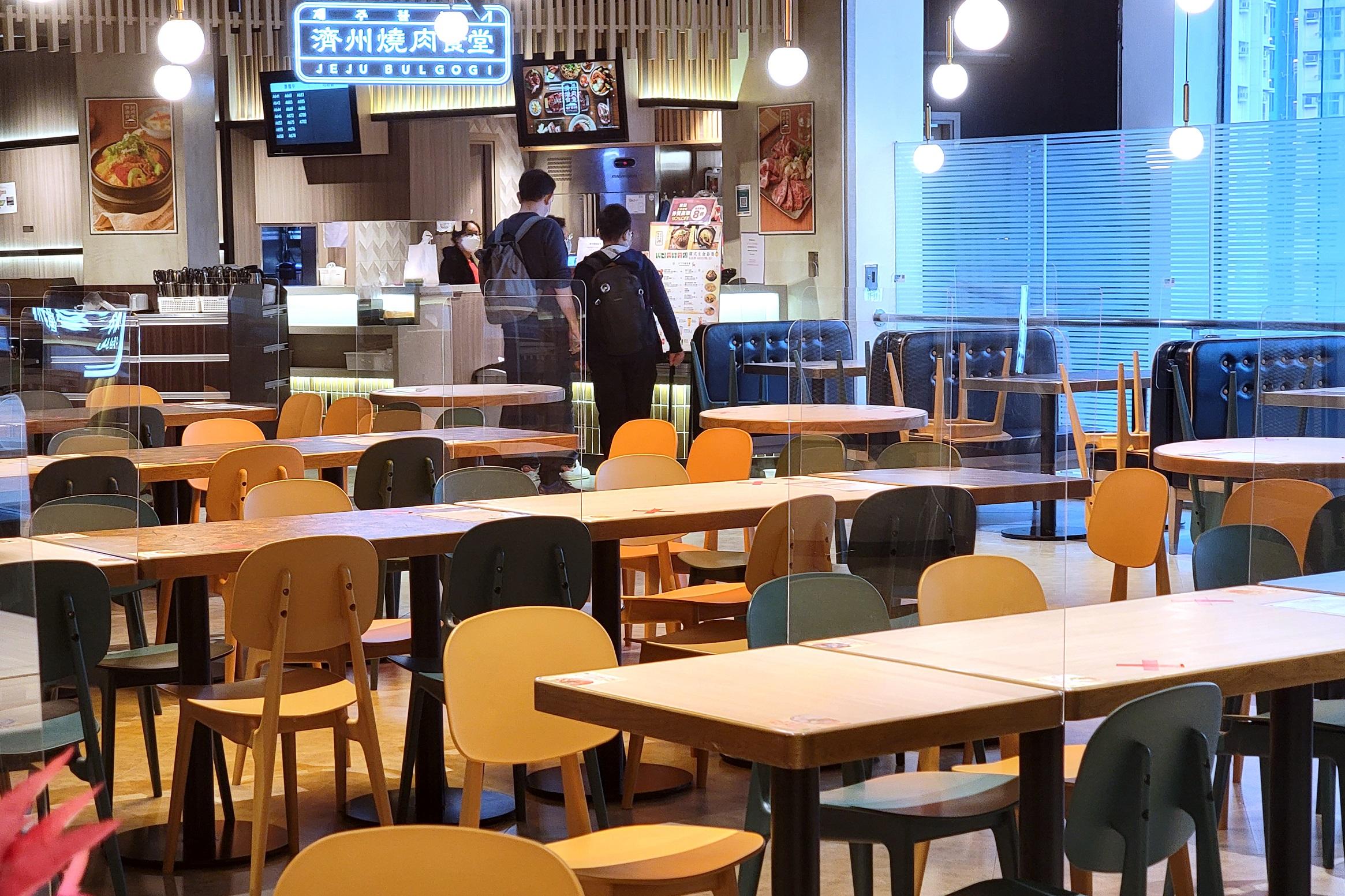 現時食肆晚上6時後不准堂食。(資料圖片/林俊源攝)