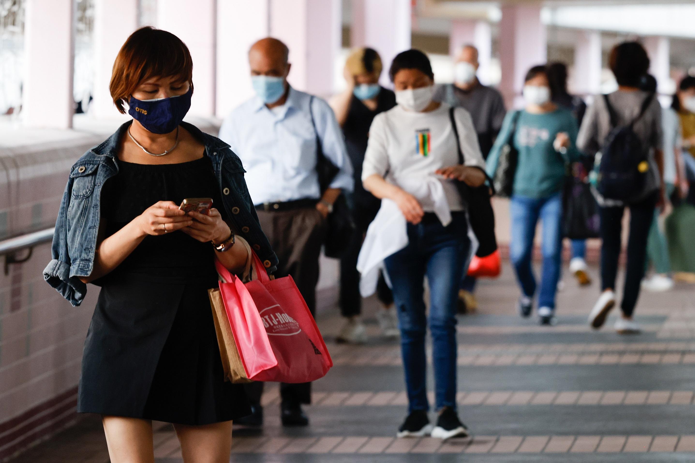 近日市面人流增加。(資料圖片/蘇文傑攝)