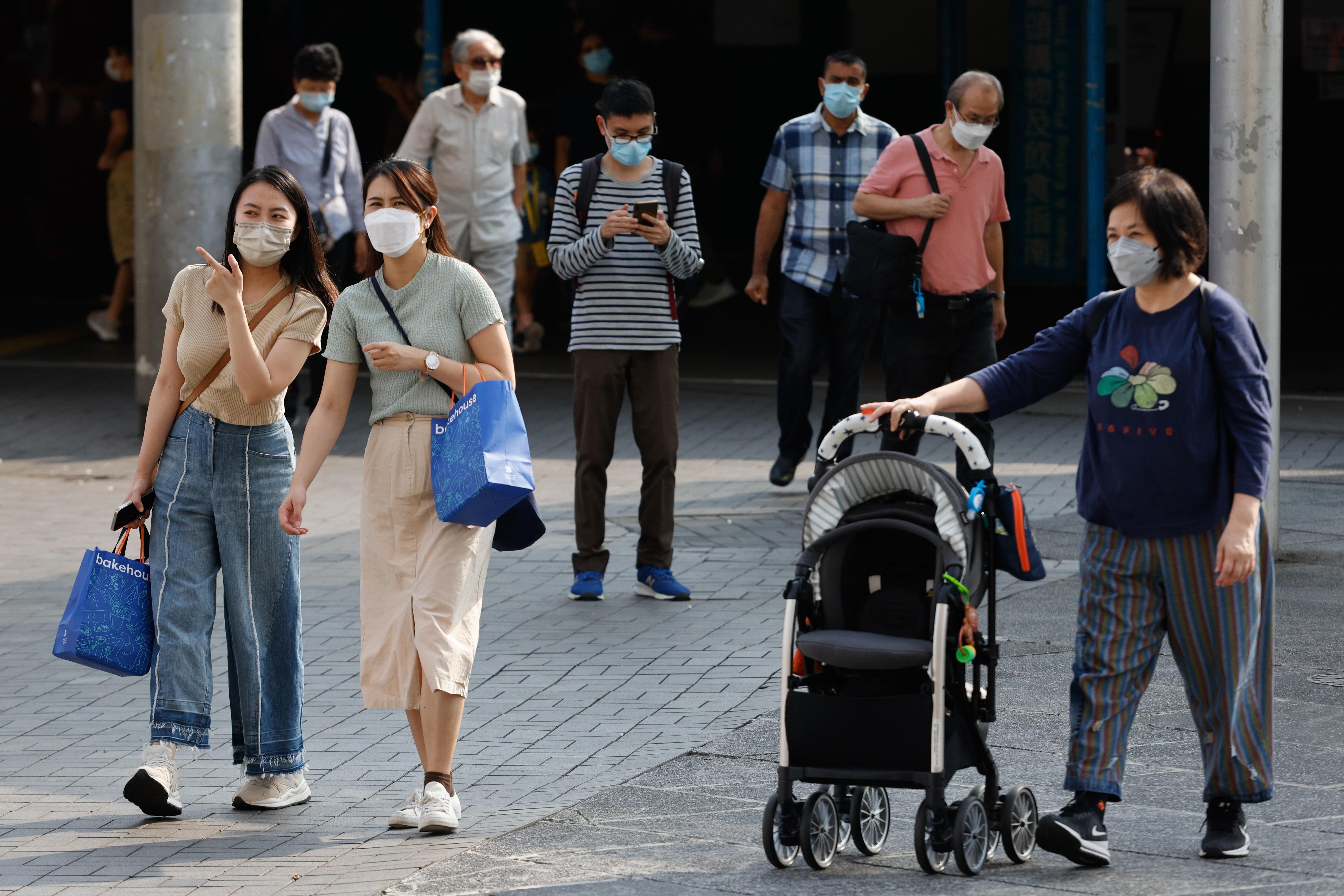 近日市面人流增加。(資料圖片/蘇文傑攝)