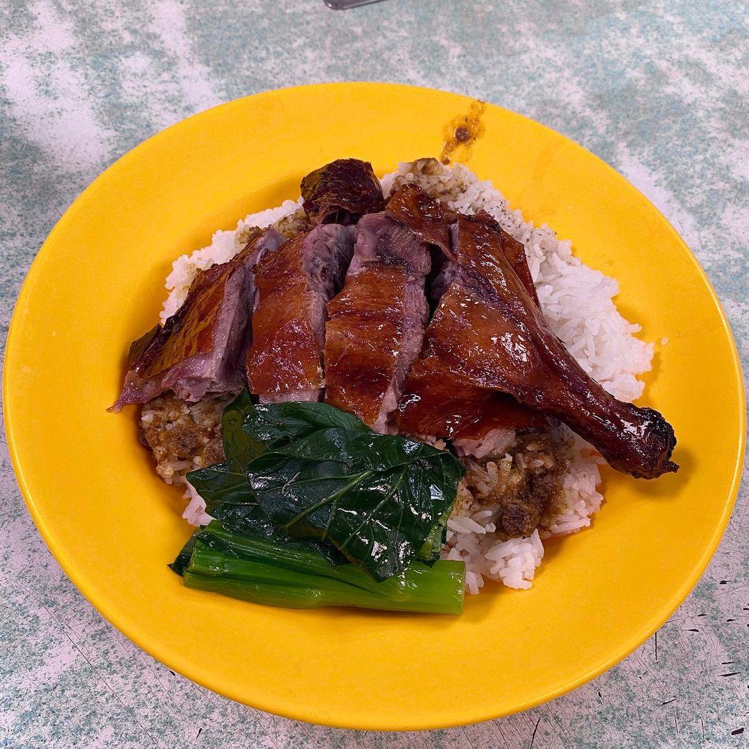 必食掛爐燒鴨髀飯。(相片來源:instagram:hy_food_10)