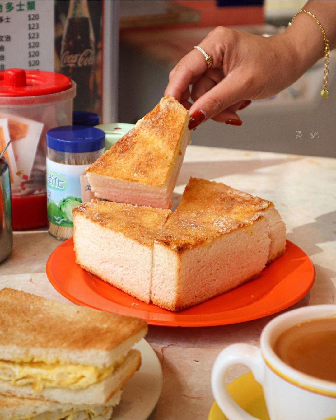 奶醬厚多士。(相片來源:instagram:top_hongkong_restaurants)