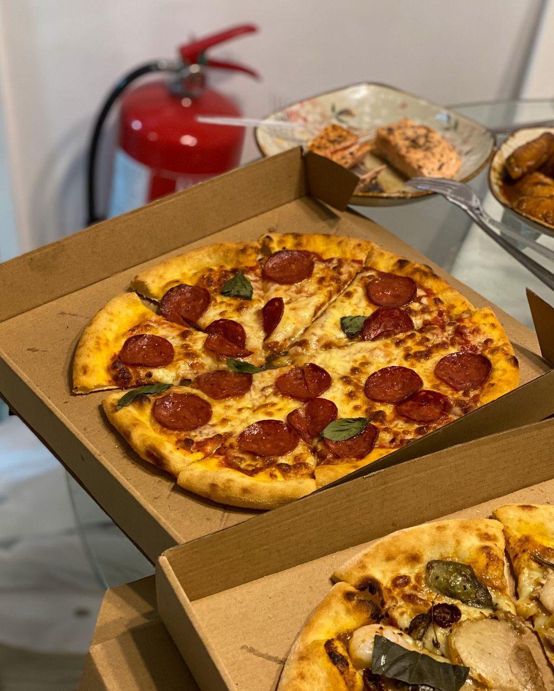 pepperoni pizza。(相片來源:instagram:west.tongue)