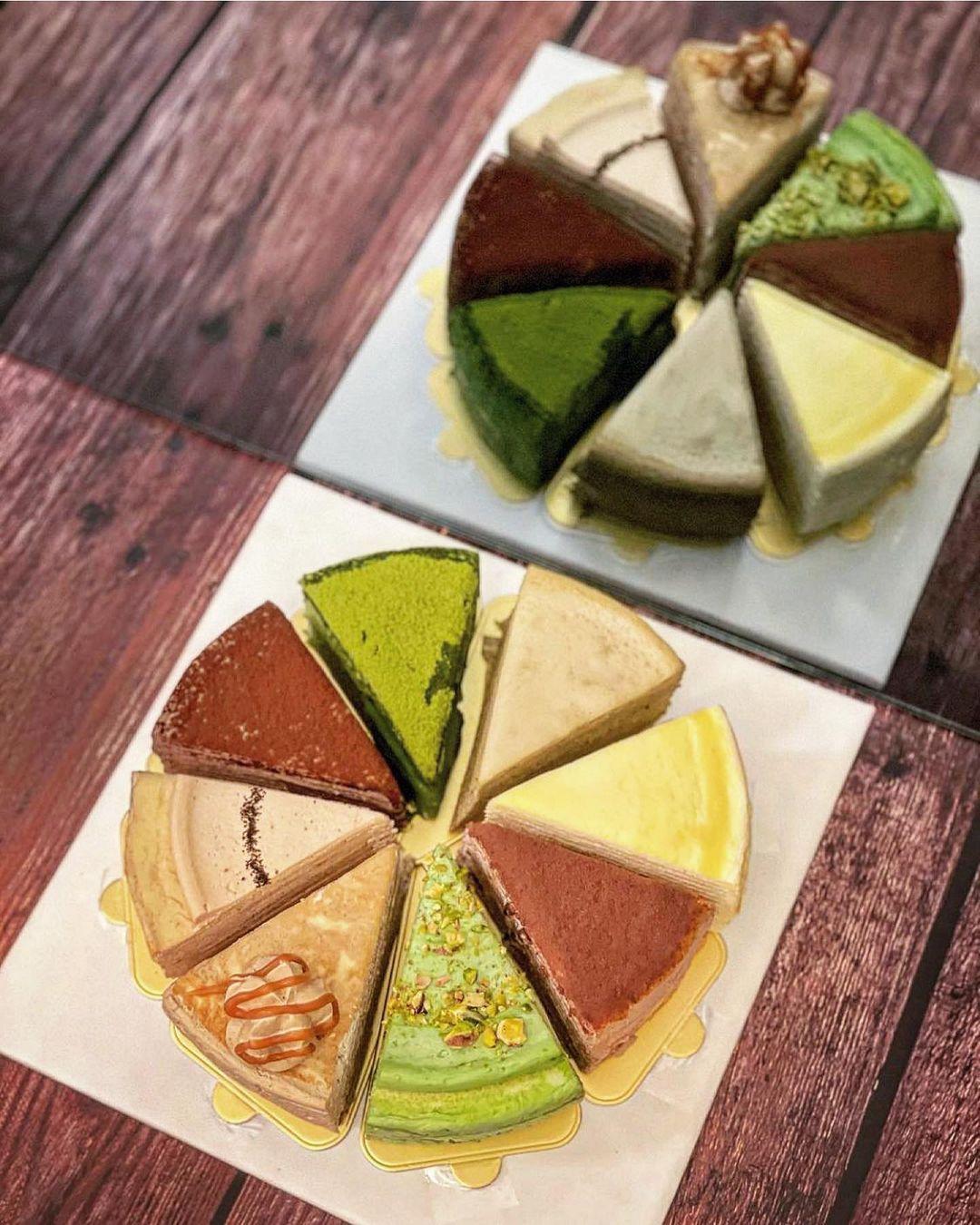 蛋糕口味眾多。網絡來源:instagram:lamlamli_bakery