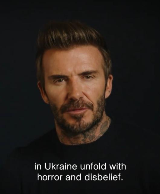 碧咸拍片呼籲眾人救助烏克蘭。