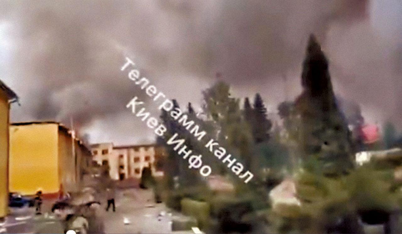 擴大戰線|鄰近波蘭阻運武器入烏國 俄炸軍事基地35死134傷