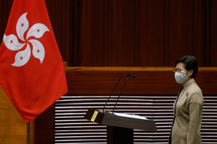 栗戰書指,香港新選舉制度使愛國者治港穩穩落地。