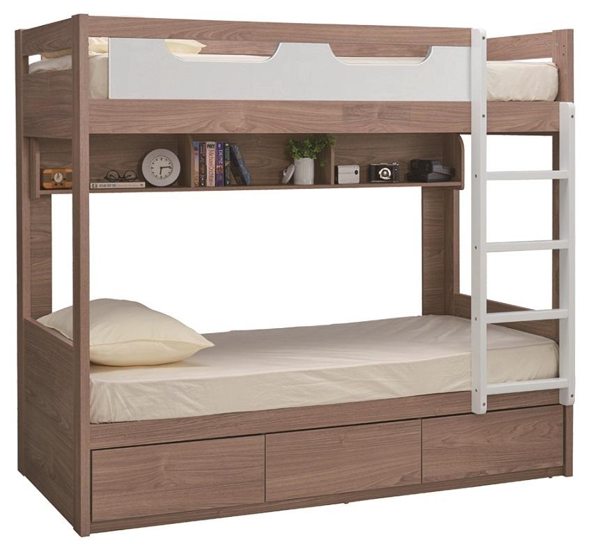 SERENO 三櫃桶雙層床 $5,499>$3,699(儲物架需額外購買)