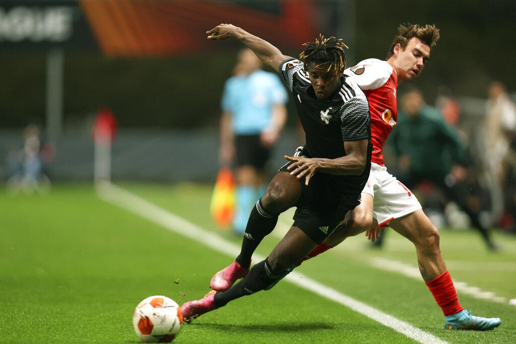 歐霸盃對布拉加,是Yuriy Vernydub的最近一場領軍。(美聯社)