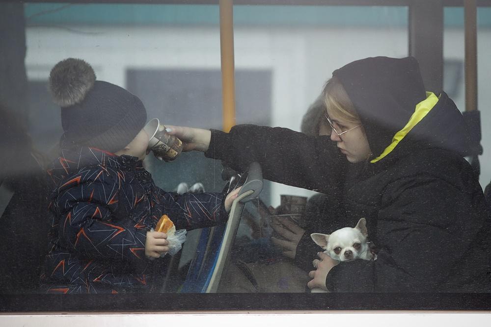 基輔火車站。(AP)